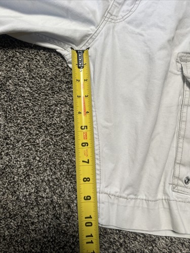Levis Cargo Shorts Mens Size 32 Beige Multi Pocket 32x10 - Picture 4 of 5