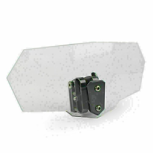 Universal Adjustable Clip On Windshield Extension Spoiler Wind Deflector Clear - Bild 11 von 12