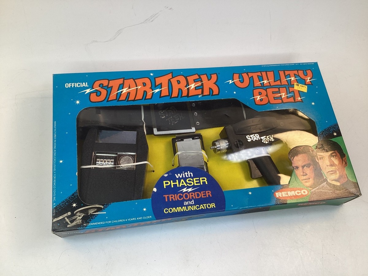 NIB 1976 REMCO OFFICIAL STAR TREK UTILITY BELT/PHASER GUN