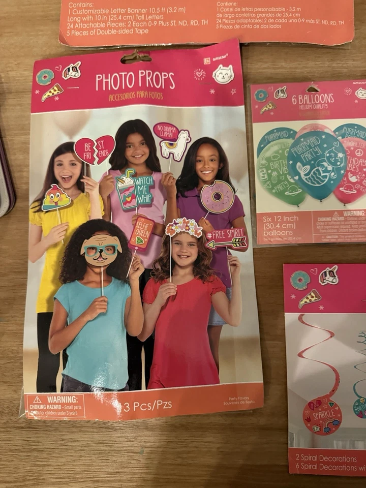 Paquete Emoji Amscan Selfie Celebración Fiesta de Cumpleaños Decoración Foto 2 de 4