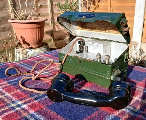 Military Field Telephone Set "L" Mk.I WW2 Era British Army