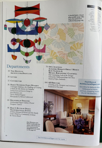 Architectural Digest April 2009 Long Island New Mexico Encore Las Vegas - Picture 4 of 4