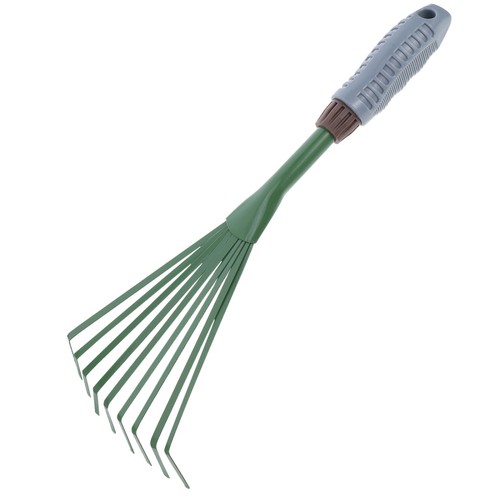 9 Teeth Pet Feces Rake Yard Tools Detachable Weeding Steel Cleaning