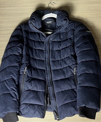 DKNY  Women s Navy Puffer Jacket Size S