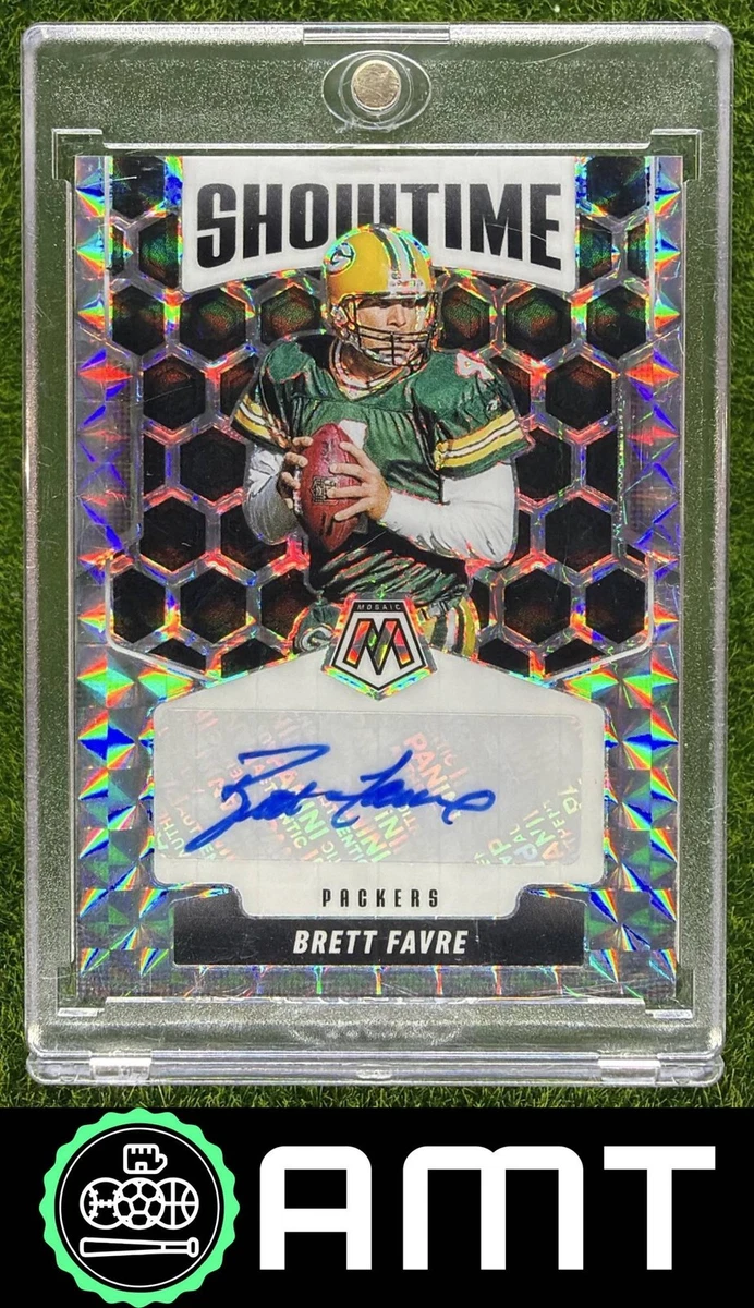 Panini Brett Favre Football Autographed Sports Trading Cards
