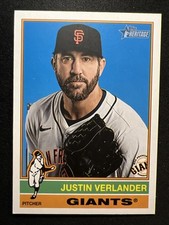 2025 Topps: Heritage-MLB #317 Justin Verlander/San Francisco Giants/P ⚾🐷⚾