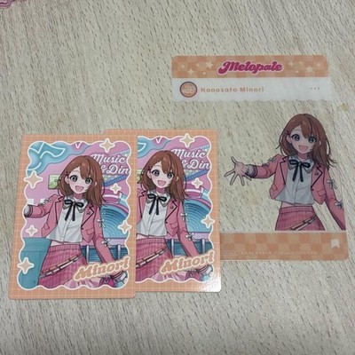 Hanasato Minori Meropare Photo Card N Clear Card 3-Piece Set