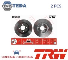 DF2597 BREMSSCHEIBEN SATZ VORNE TRW 2PCS NEU OE QUALITÄT