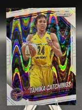 2025 Panini Prizm WNBA #60 Tamika Catchings White Seismic Prizms