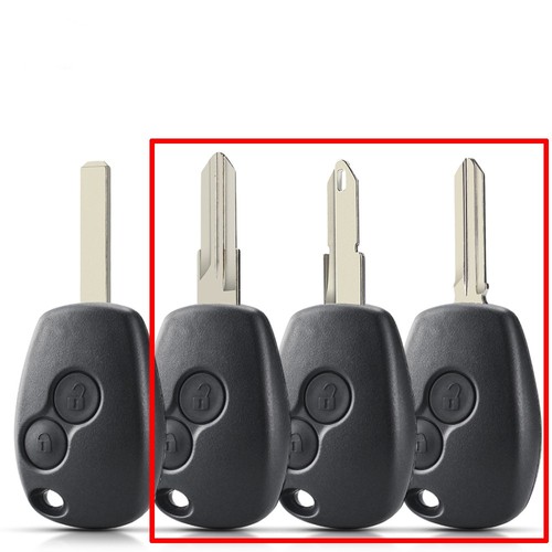 Coque Clé Boitier Vierge Compatible Clio 3 Renault Megane Dacia Sandero Logan - Picture 2 of 10