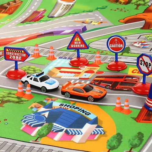 7 Pcs Children's Play Traffic Cones Road Sign Toys Toddmomy Toddler DIY Kids - Picture 2 of 11