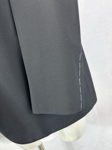 Ralph Lauren purple label Solid Black Tuxedo Suit 1-Bt Sz US 46R/ W 40 - Picture 3 of 17