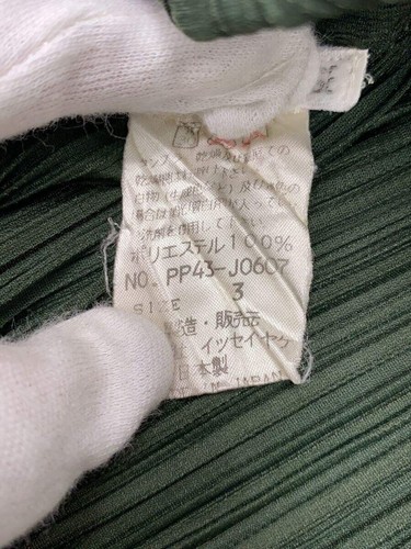 PLEATS PLEASE ISSEY MIYAKE ◆ Cardigan (thin) / 3 / Polyester / GRN / j0607 // / - Picture 3 of 4