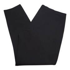 Eileen Fisher Slim Leg Ponte Pants Women s PL Black Mid Rise Stretch