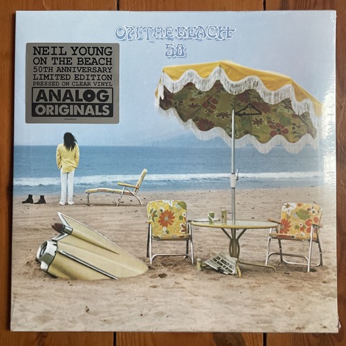 NEIL YOUNG • On the Beach • unplayed/sealed clear vinyl Ltd Ed 50th Anniversary