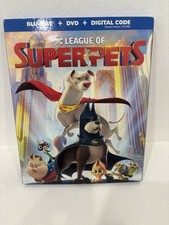 DC League of Super-Pets (Blu-ray/DVD 2022)Very Good Condition Never Used No Code