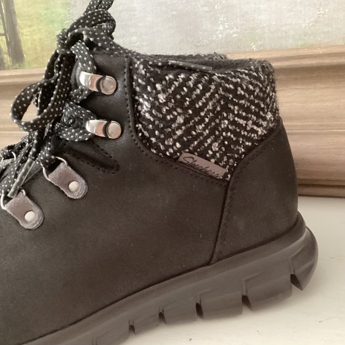 Botas de senderismo Skechers Synergy repelentes al agua frío aturdimiento carbón talla para mujer 7,5 - Imagen 3 de 15