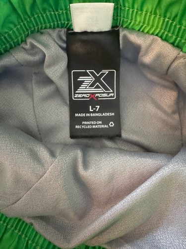 ZeroXposur Boys Swim Set Trunks&Shirt UPF 30+ Navy sz L-7 NWT - Picture 2 of 4