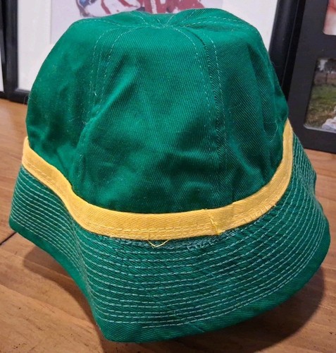 Vintage University Of Rochester Yellow Jackets Bucket Hat Cap Medium U Of R '57 - Picture 3 of 7