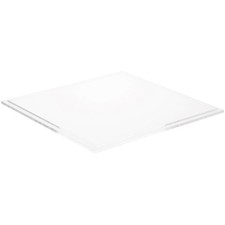 Plymor Clear Acrylic Square Display Base, 13.625" W x 13.625" D x 0.3125" H