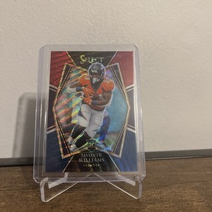 2021 Panini Select Javonte Williams Premier Tri-Color Prizm /199 Rookie RC