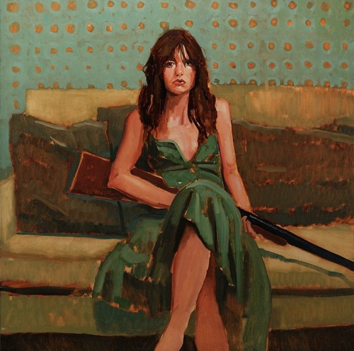 Jeff Weir Art Print Fafo Woman Painting Print Limited Edition 19/127