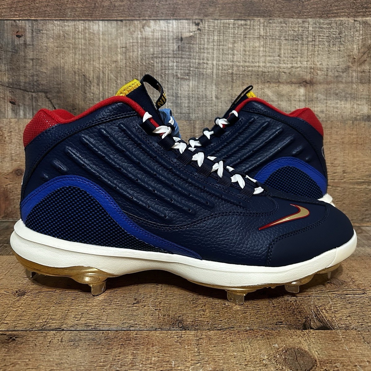 Nike Air Griffey 2 Hank Aaron PE Unreleased Baseball Cleats IB5332-400 Size 11.5 Nike Air Griffey 2 Hank Aaron PE Unreleased Baseball Cleats  main image 3