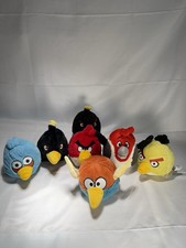 Angry Birds Lot of 7  RED JAY MATILDA CHUCK BOMB  Plush Toys