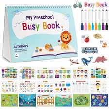 Busy Book for Toddlers  36 Themes Montessori Learning Activities W 10 x H 12...