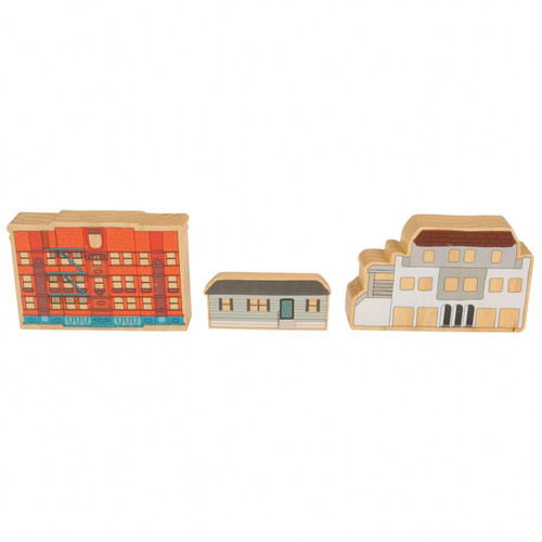 Trenak Trading Homes Around the World Wooden Blocks - Set of 15 - Foto 4 di 5