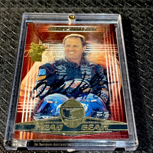 NASCAR Rusty Wallace Signed Autograph Head Gear 5/6 PRESS PASS VIP 2003 sealed - Picture 4 of 11