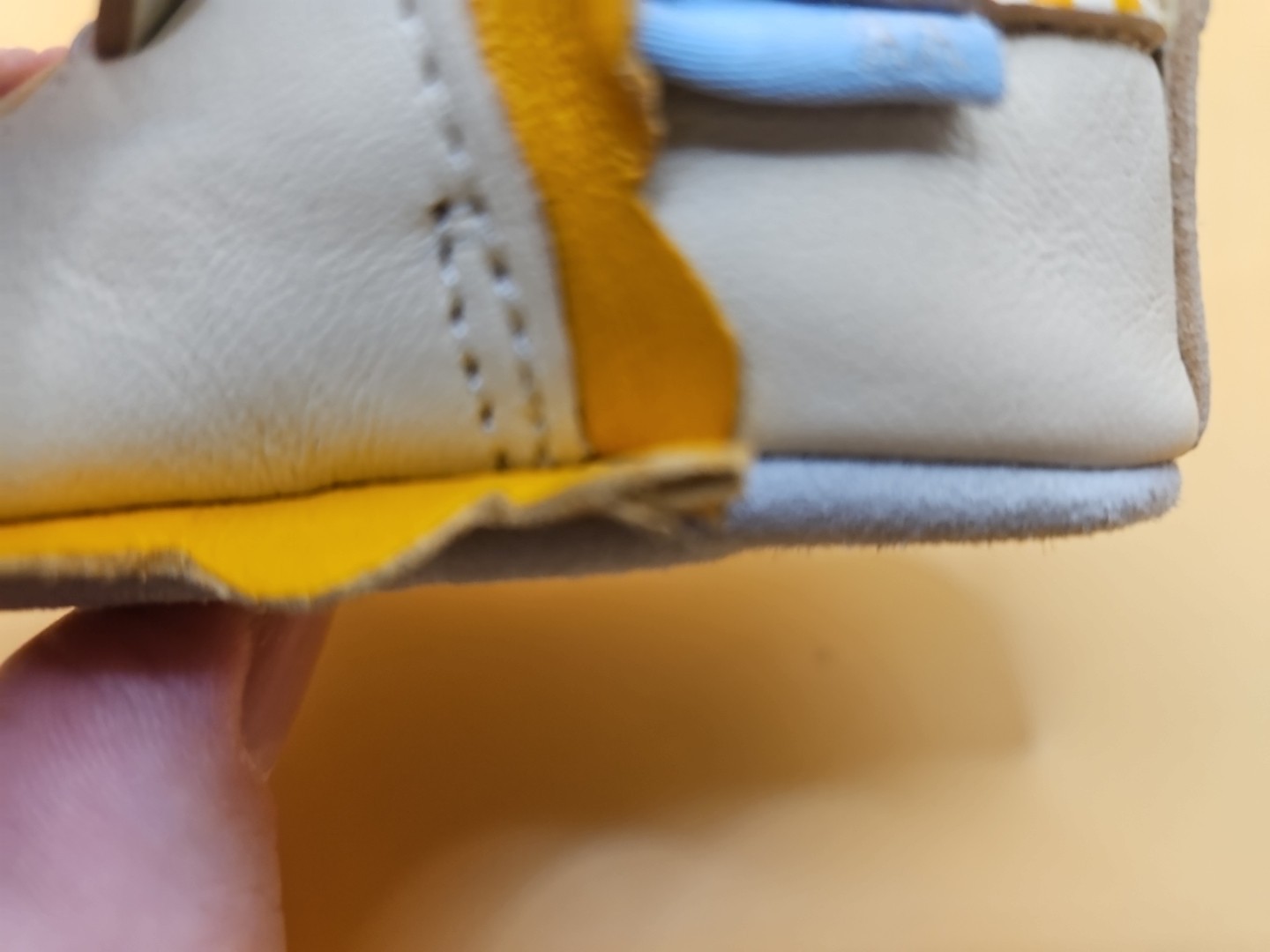 Start Rite Fable Cream/Yellow Leather/Lion  Size 0-3 Months image 7