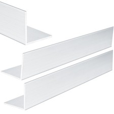 2PCS Aluminum Angle 6061Aluminum Angle Stock 2" X 2"13" Length 3/16" Thick Al...