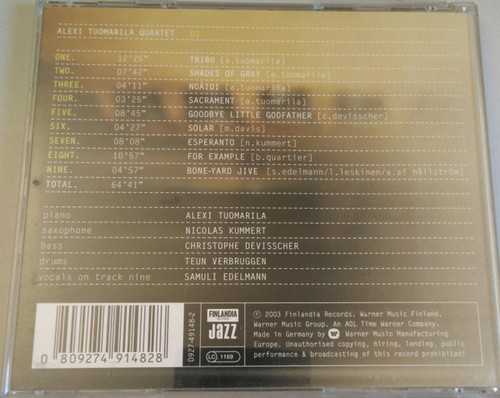 Alexi Tuomarila Quartett - 02 (CD, Album) - Bild 3 von 5