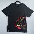 New ListingLng Clothing & Equipment Lion Graphic T-Shirt Mens 2Xl Lion Rock Silhouette Face