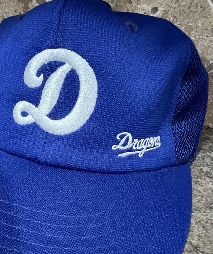 Chunichi Dragons Baseball Cap Blue Adult Adjustable Official MLB Style Used - Picture 2 of 5