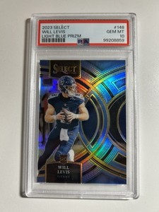 2023 Panini Select - Premier Level Will Levis Light Blue /99 #148 (RC) PSA 10