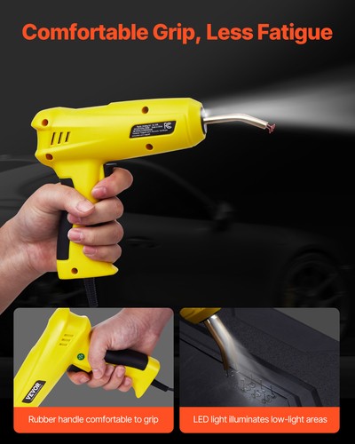 VEVOR Kunststoffschweißgerät 220W Kunststoff Reparatur Set 800 Klammern 56 Stäbe - Bild 6 von 12