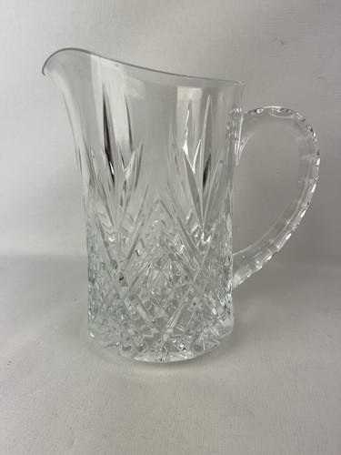 Vintage Cristal de Flandre 24% Genuine Lead Crystal 8-1/2" Tall Pitcher, France. - Picture 4 of 14