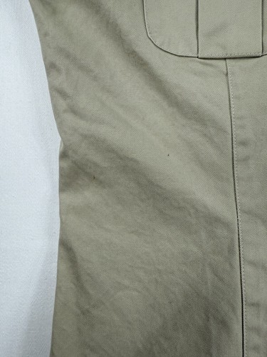 Banana Republic Womens Khaki Saffari Shirt Jacket Size S Cotton - Picture 14 of 24