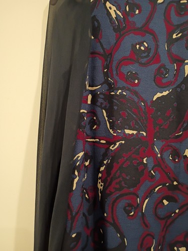 Tory Burch Womens Dress Size 6 - Blue And Gold - Picture 2 of 4