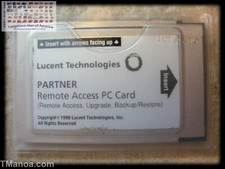 Avaya Partner Remote Access Backup Restore RAC Card 12G12345 108319963 108468521