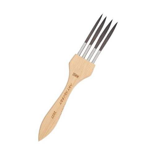 4/6 Teeth Paint Brush Multi-Tooth Artist Painting Brushs Nylon Hair Paint Brush - Picture 6 of 10