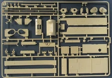Rye Field 1/35th Scale M4A3E8 Sherman - Parts Tree E from Kit No. 5028