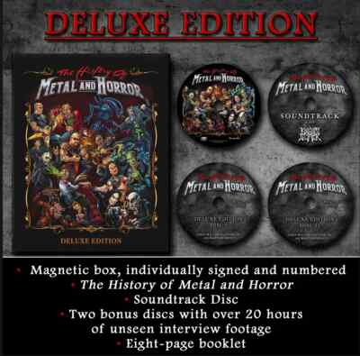 History of Metal and Horror Documentary Deluxe Blu Ray Edition Rob Zombie Signed