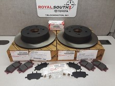 Toyota Matrix Rear Rotors & Brake Pad Set Genuine OE OEM