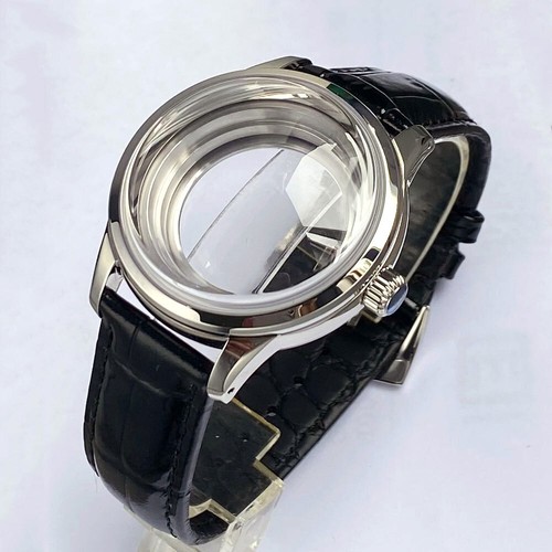 20ATM Sapphire Glass 40mm Men Watch Case Fit NH35A NH36A ETA2824 PT5000 Bracelet - Picture 24 of 26