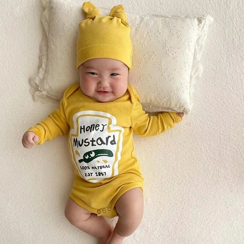 Baby Romper Ketchup or Mustard - Picture 3 of 3