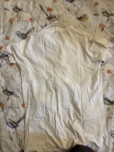 Alternative Apparel Polo Shirt Large White Wrinkled, But In Excellent Condition  - Picture 6 of 6