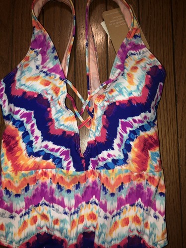 Hobie Chevron and On One Piece Swimsuit HS8ZH09 NWT Size S - Picture 4 of 7